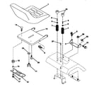 Craftsman 917252610 seat assembly diagram
