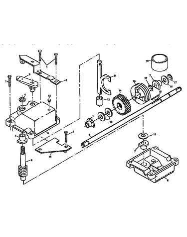 Gear case assembly