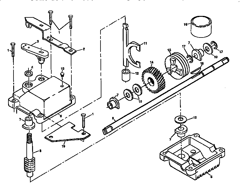 Gear case assembly