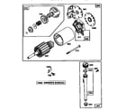 Briggs & Stratton 289707-0168-01 motor and drive starter diagram