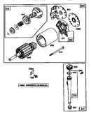 Motor and drive starter