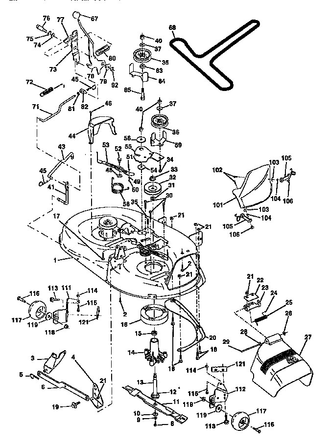 Mower deck