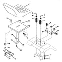 Craftsman 917252450 seat assembly diagram