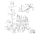 Craftsman 917257653 steering assembly diagram