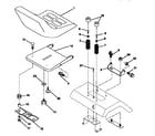 Craftsman 917252710 seat assembly diagram