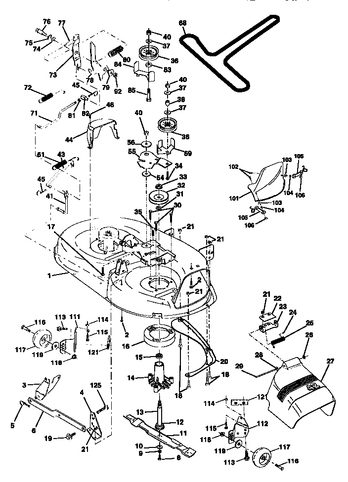 MOWER DECK