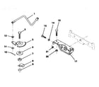 Craftsman 917252550 sector gear/axle support diagram