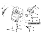Craftsman 917252550 engine/throttle diagram