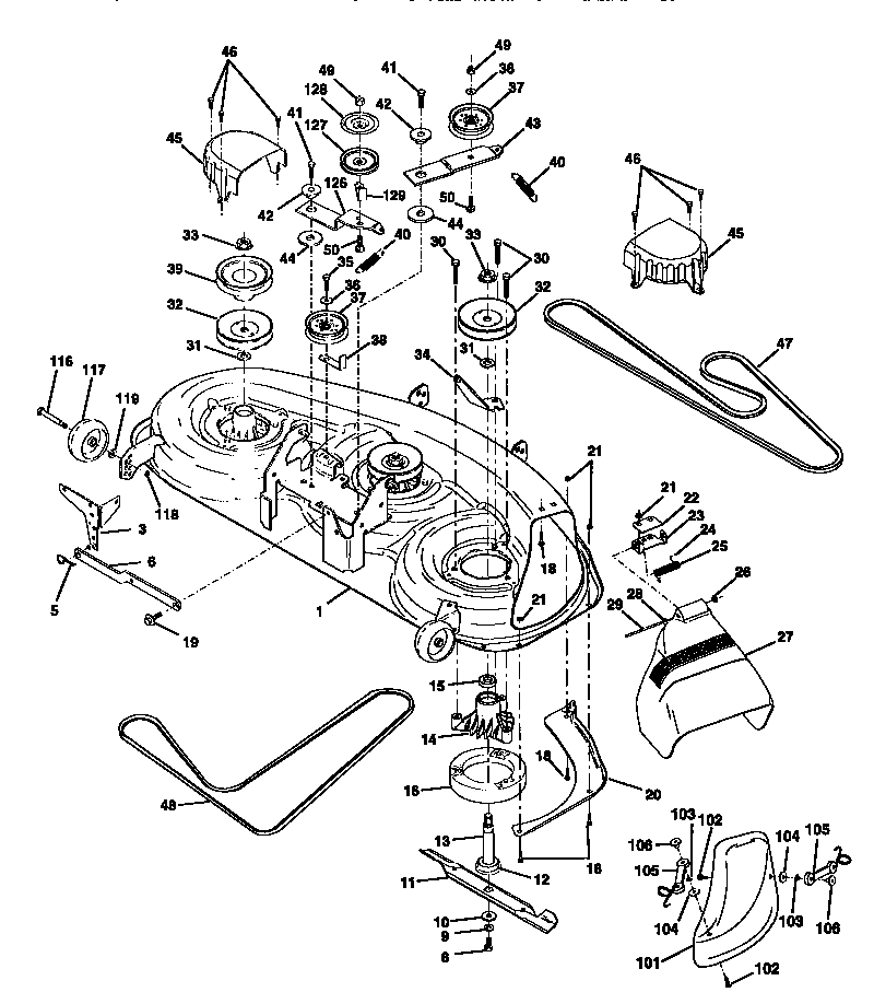 Mower deck