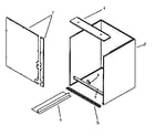 ICP EXC9542JA1 non-functional replacement parts diagram