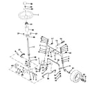 Craftsman 143252700 steering assembly diagram