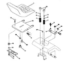 Craftsman 143252700 seat assembly diagram