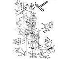 Craftsman 143252700 mower deck diagram