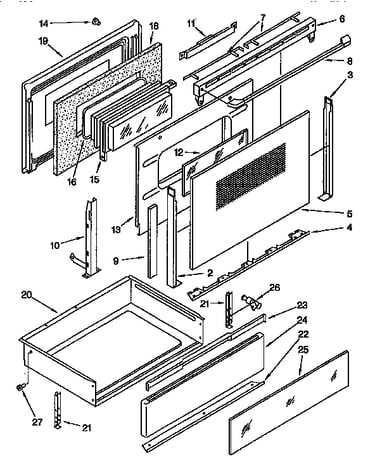 Door and drawer