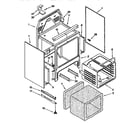 KitchenAid KERC507YWH0 oven chassis diagram