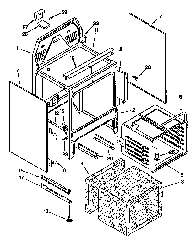 Oven chassis