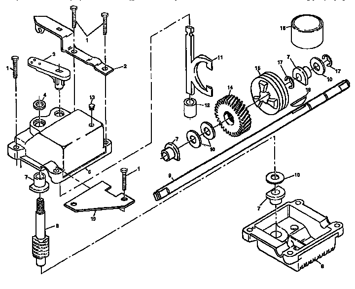 Gear case assembly