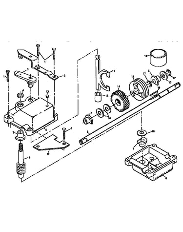 Gear case assembly