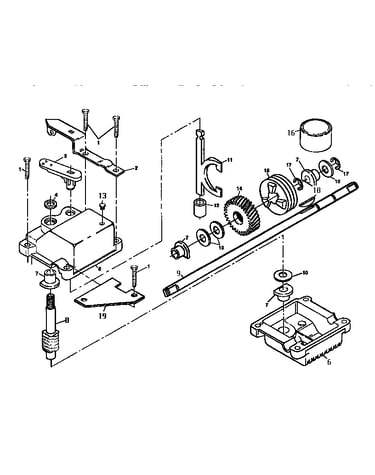 Gear case assembly