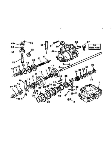 Gear case assembly