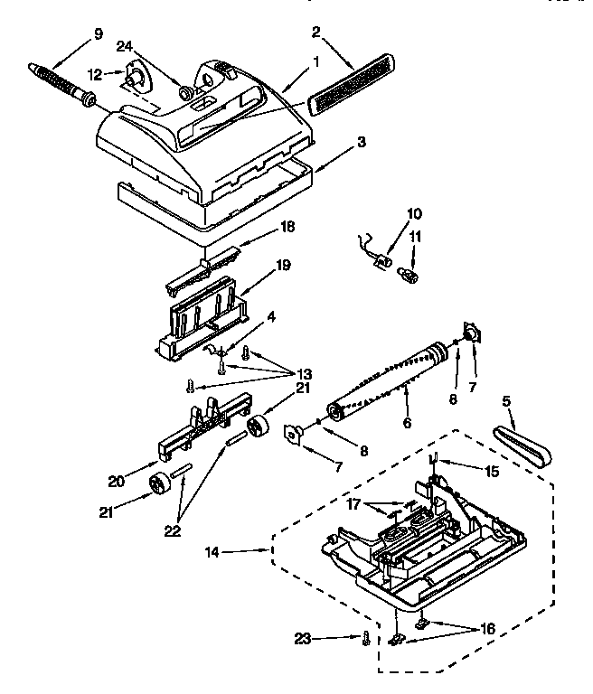 Nozzle and motor