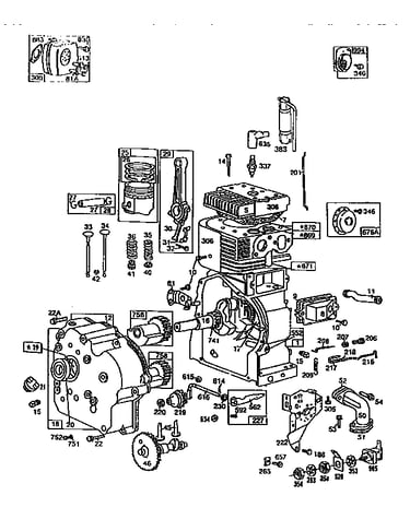 Briggs and stratton 4-cycle engine