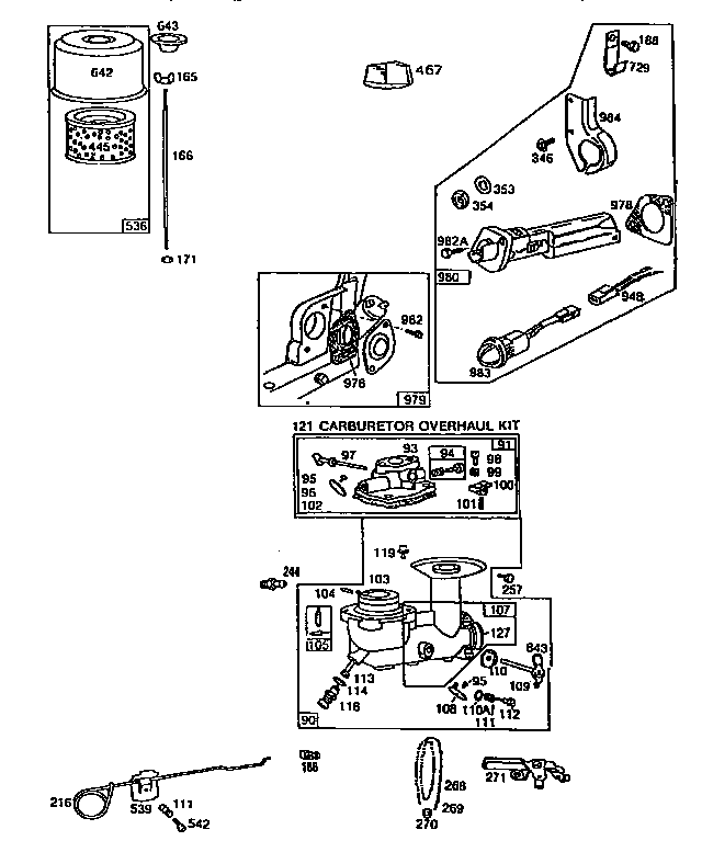 Briggs and stratton 4-cycle engine