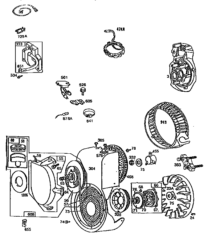 Briggs and stratton 4-cycle engine