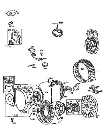 Briggs and stratton 4-cycle engine