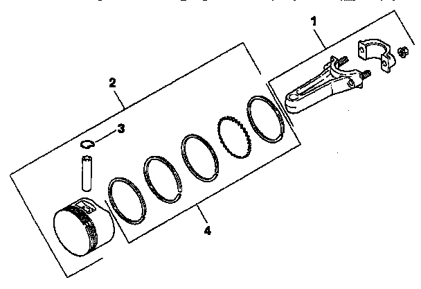 PISTON AND ROD
