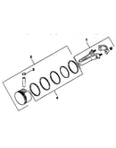 Piston and rod