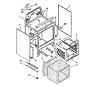 KitchenAid KERC507YWH1 oven chassis diagram