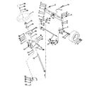 Craftsman 917250550 steering assembly diagram