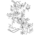 Craftsman 917250550 mower deck diagram