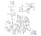Craftsman 917252600 steering assembly diagram