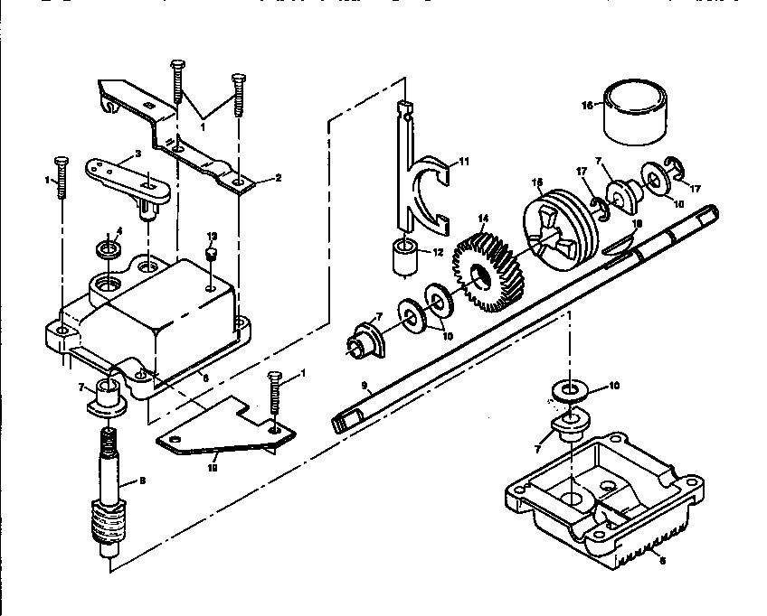 Gear case assembly