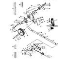 McCulloch TITAN 2380 GLE 12-400065-01 shaft / shield / cutter diagram
