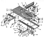 Craftsman 315221850 sliding miter table assembly diagram