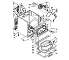 Whirlpool LEC6848AW1 cabinet diagram
