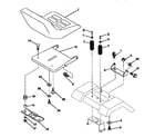 Craftsman 917252510 seat assembly diagram