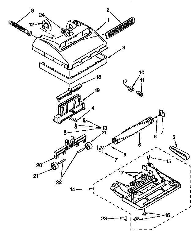 Nozzle and motor