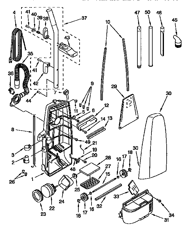 Dust compartment
