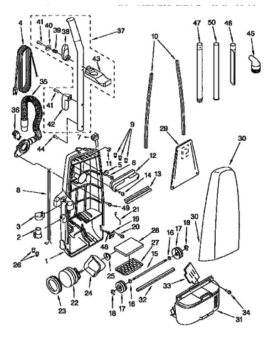 Dust compartment