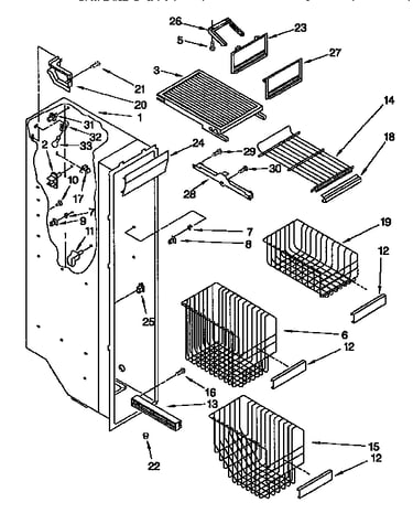 Freezer liner