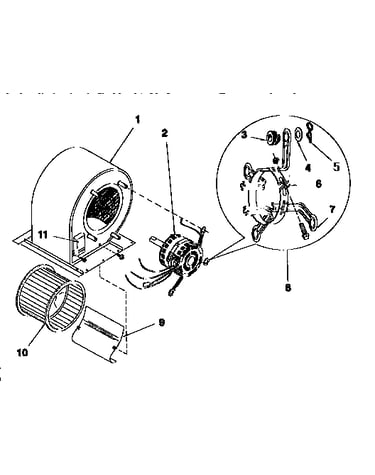 Functional replacement, blower