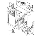 Kenmore 11096511120 cabinet diagram