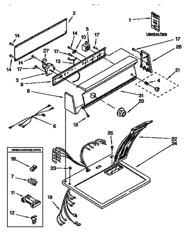 Top and console parts