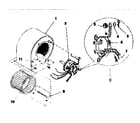 ICP PGMF36H090A functional replacement, blower diagram