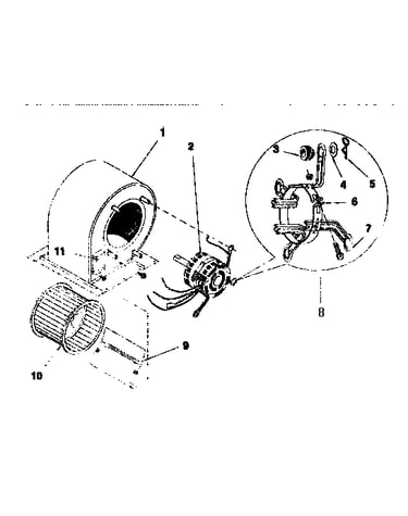 Functional replacement, blower