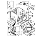 Kenmore 11097566400 cabinet diagram